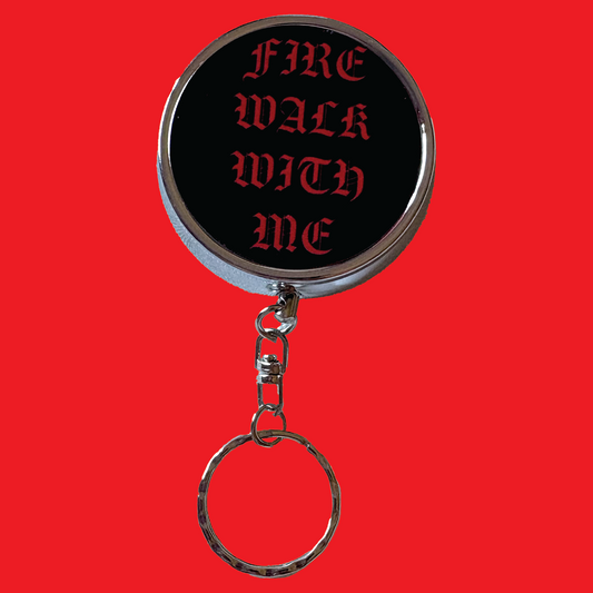 Fire Walk With Me Twin Peaks Travel Ashtray Keychain