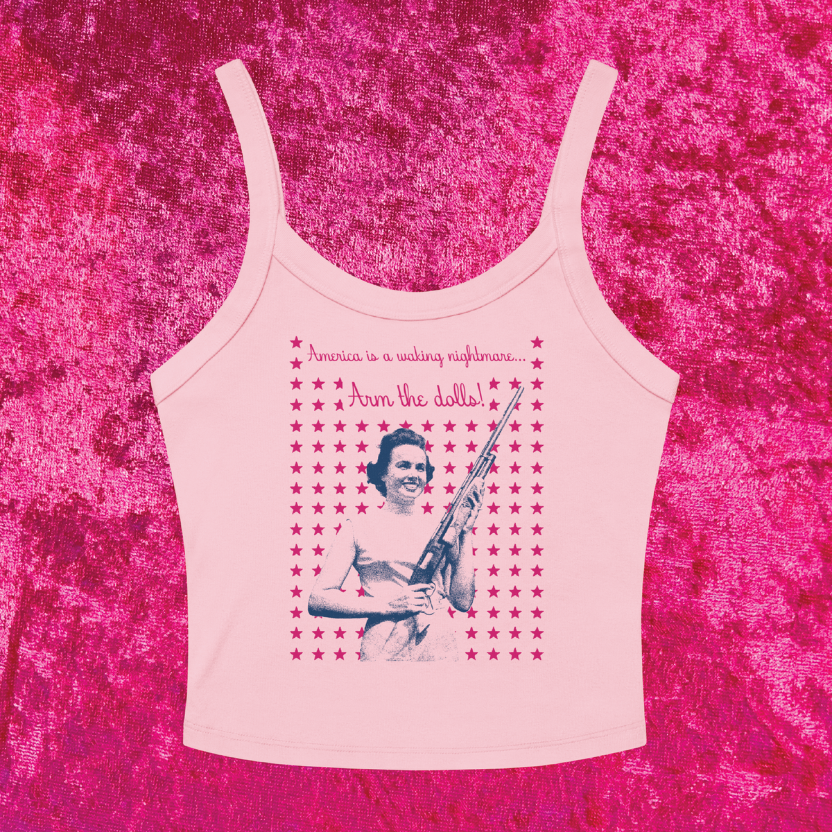 Arm the Dolls Cropped Tank Top