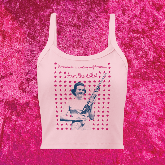 Arm the Dolls Cropped Tank Top