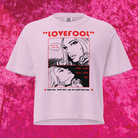 Lovefool Boxy Cropped Tee