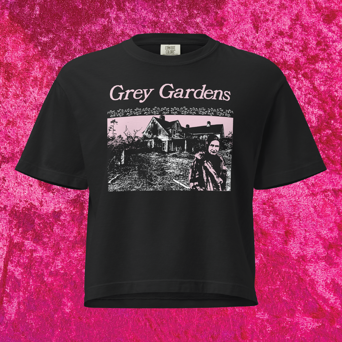 Grey Gardens Boxy Cropped Tee