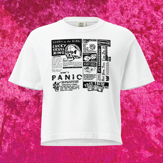 Comix Boxy Cropped Tee