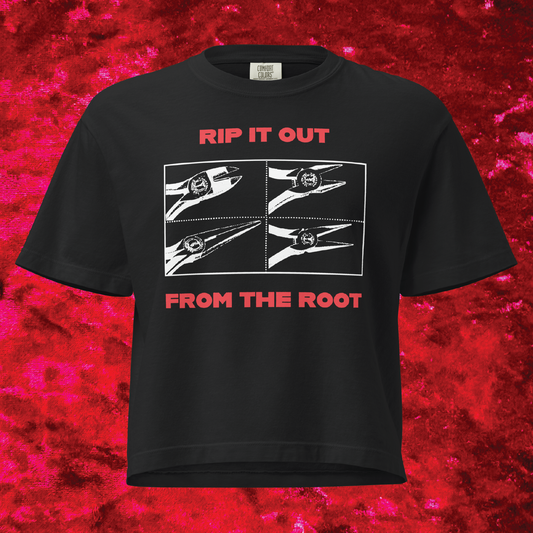 Rip it Out Boxy Cropped Tee