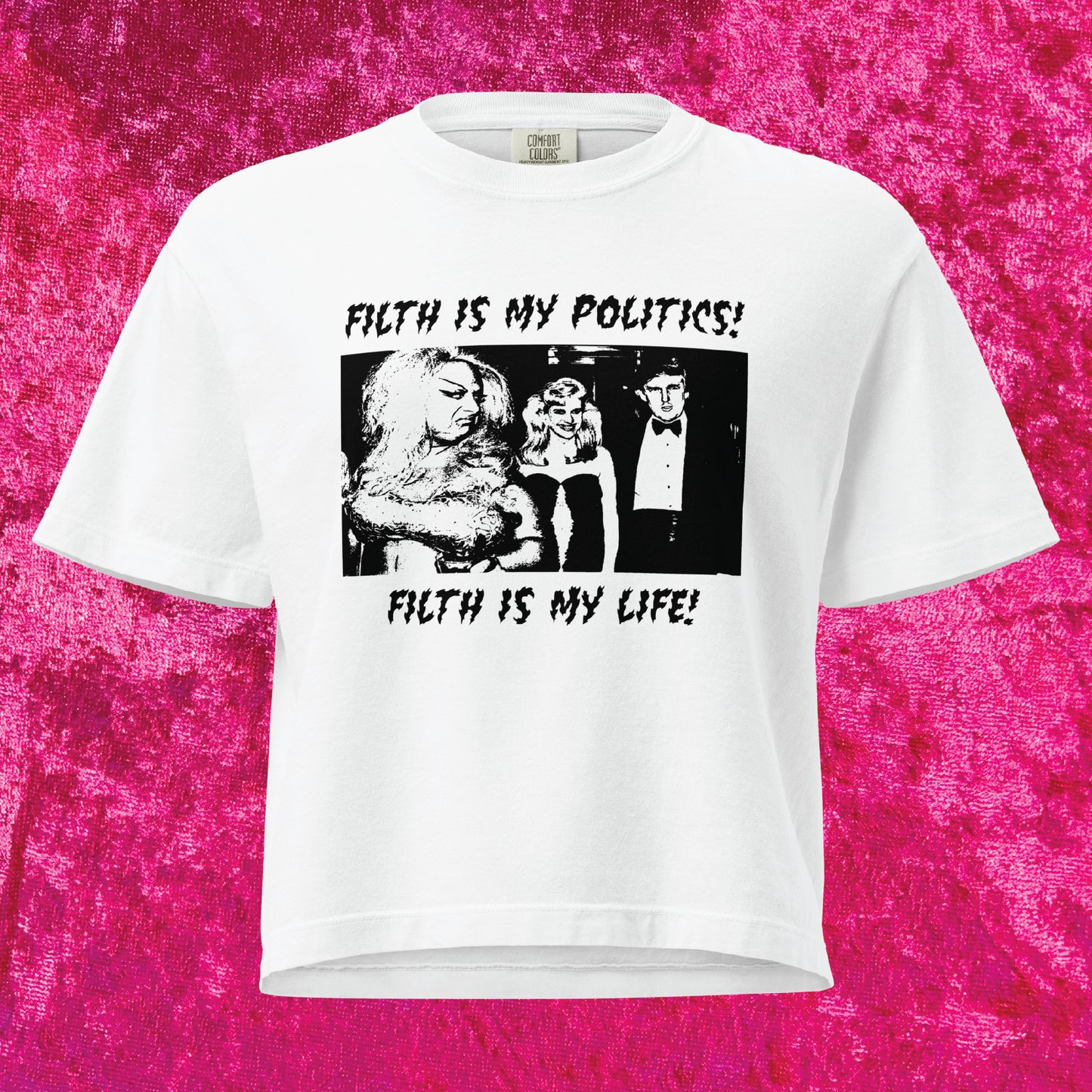 Love Divine Boxy Cropped Tee