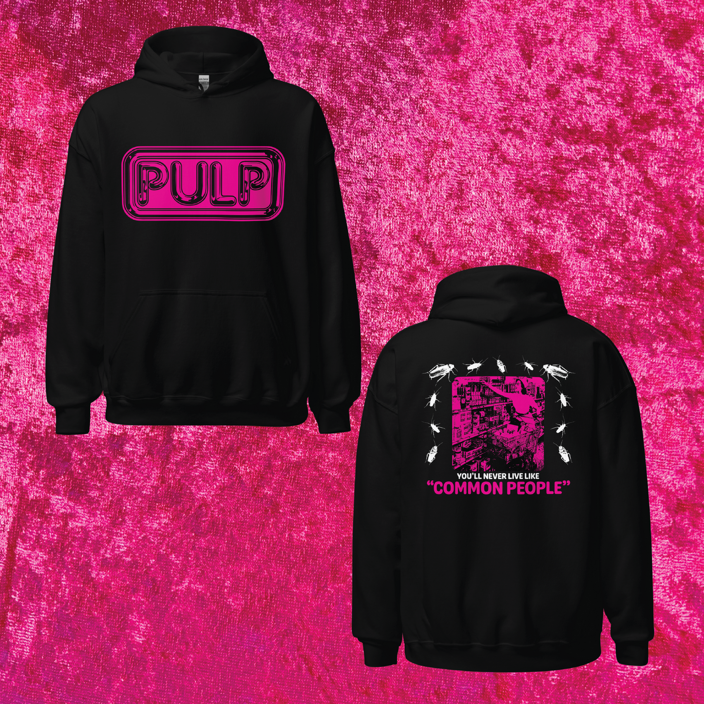 Pulp Common People Pullover Hoodie