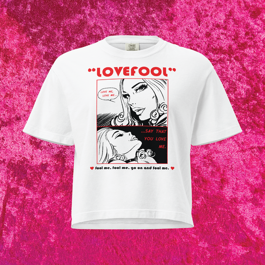 Lovefool Boxy Cropped Tee