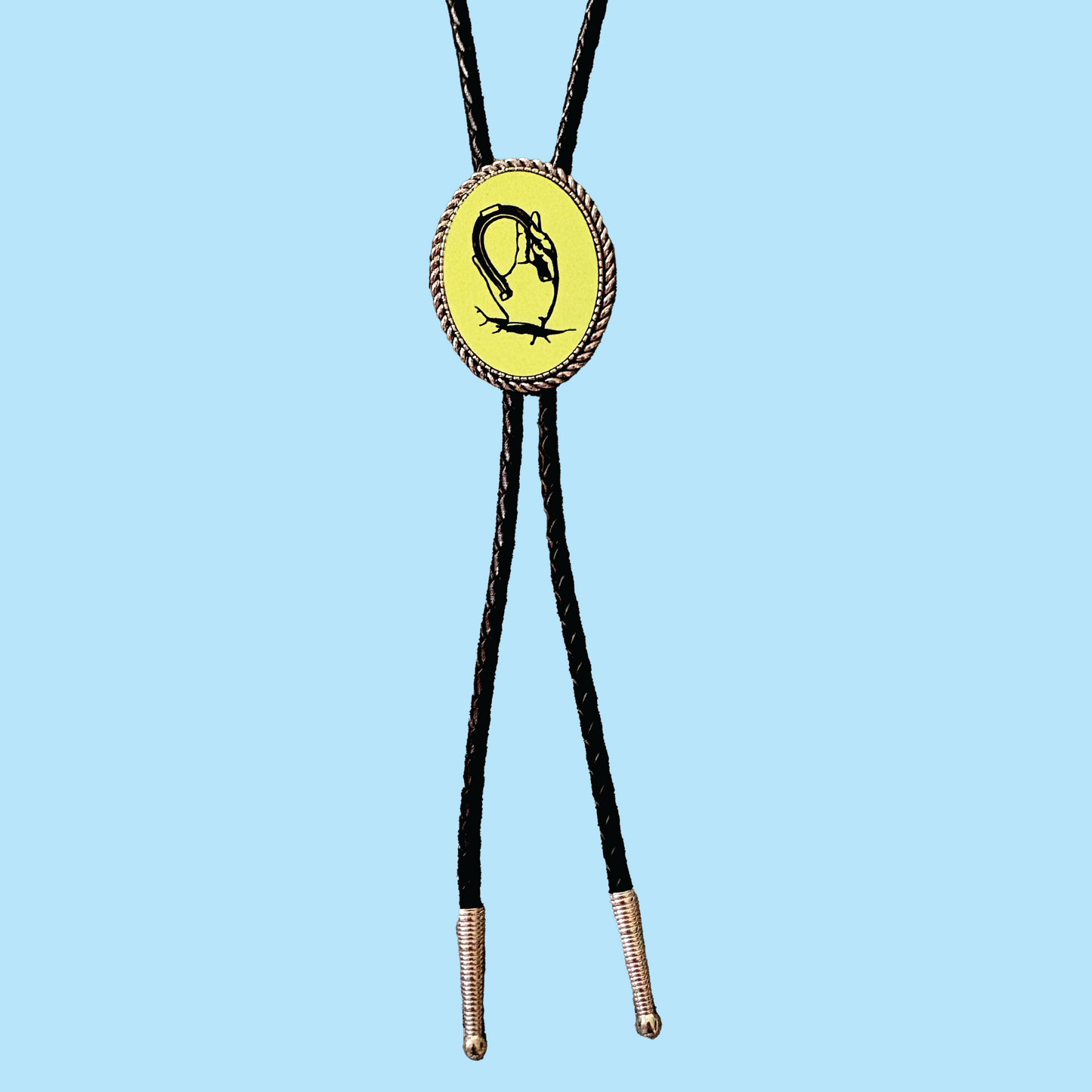 Outta Luck Leather Bolo Tie