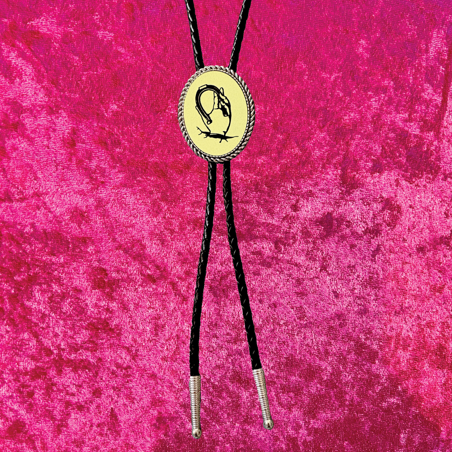 Outta Luck Leather Bolo Tie