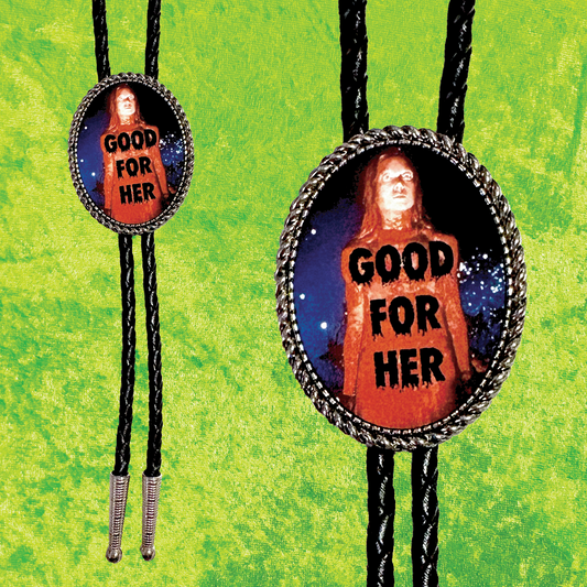 Carrie Good For Her Leather Bolo Tie