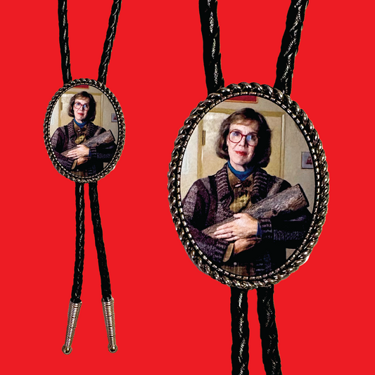 Twin Peaks the Log Lady Leather Bolo Tie