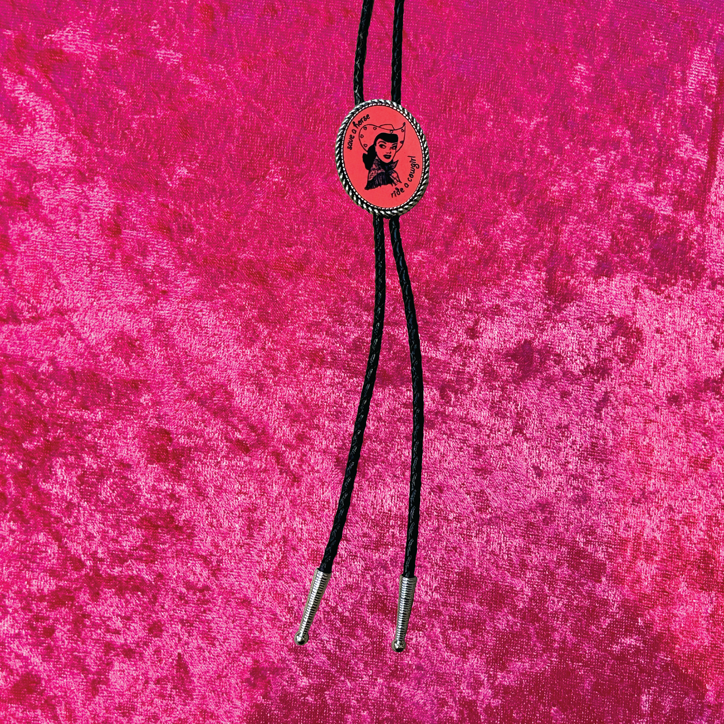 Cowgirl Leather Bolo Tie