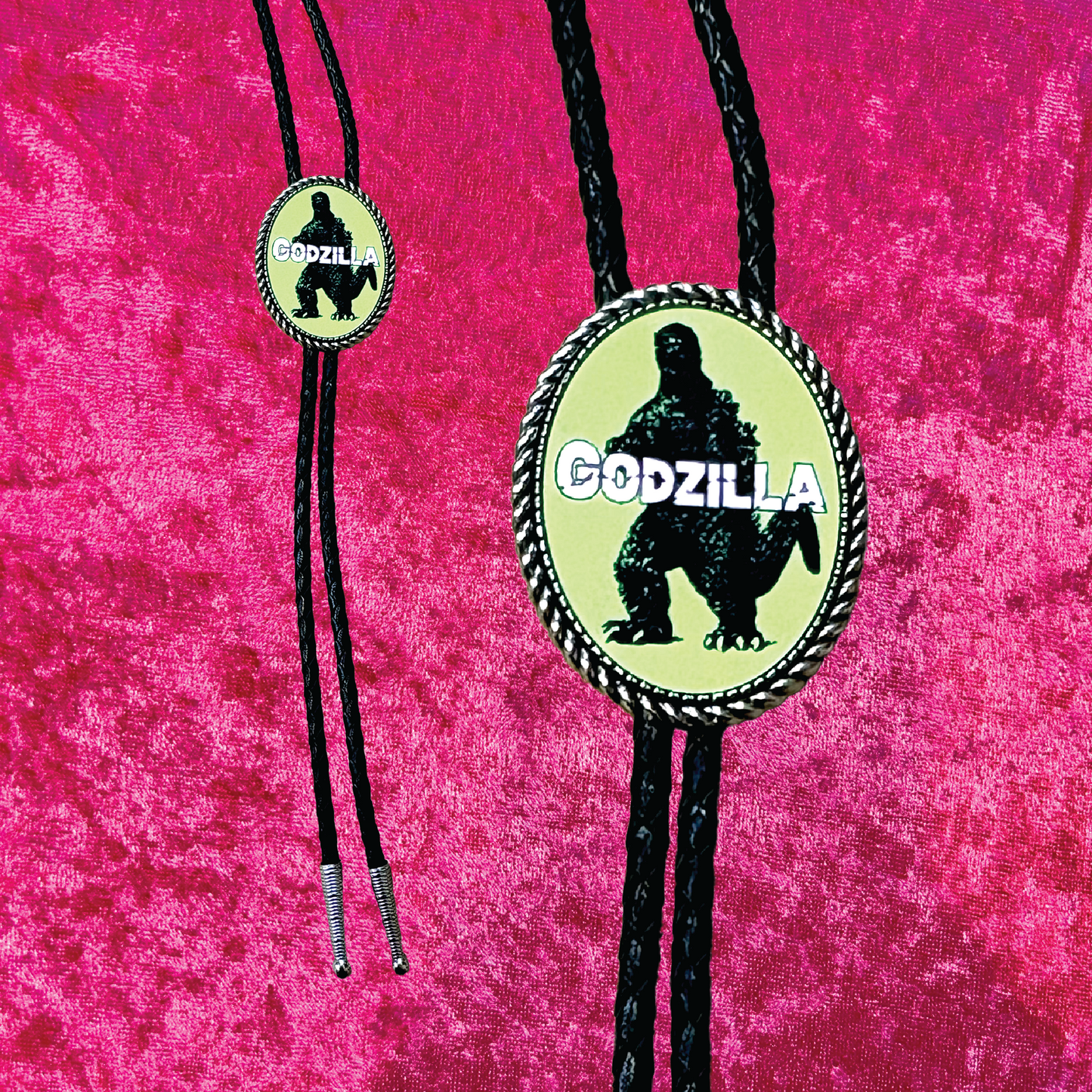 Godzilla Leather Bolo Tie