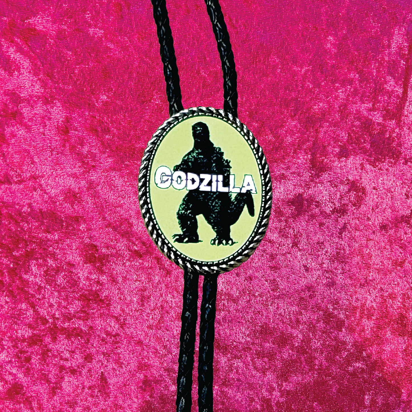 Godzilla Leather Bolo Tie