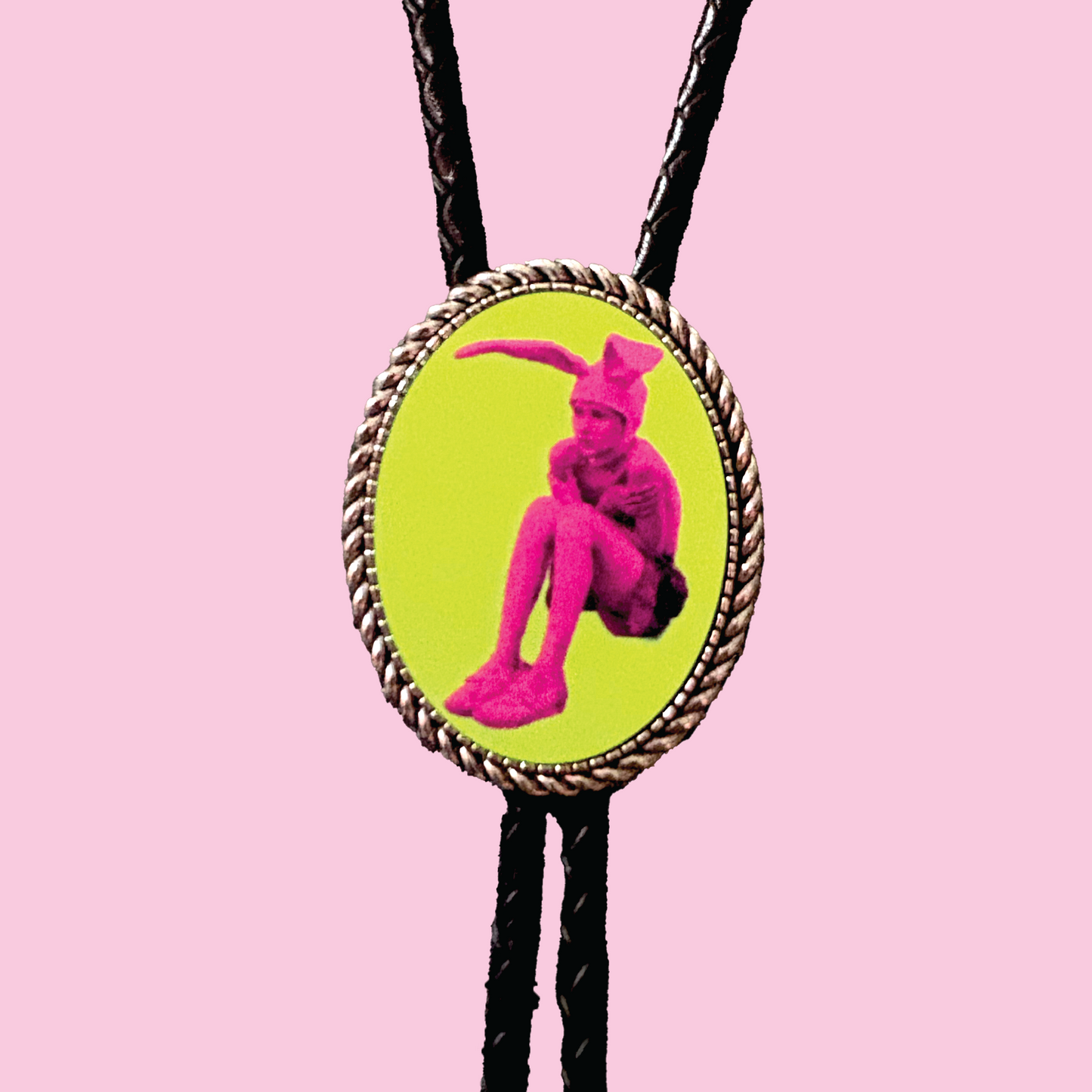 Gummo Bunny Boy Leather Bolo Tie
