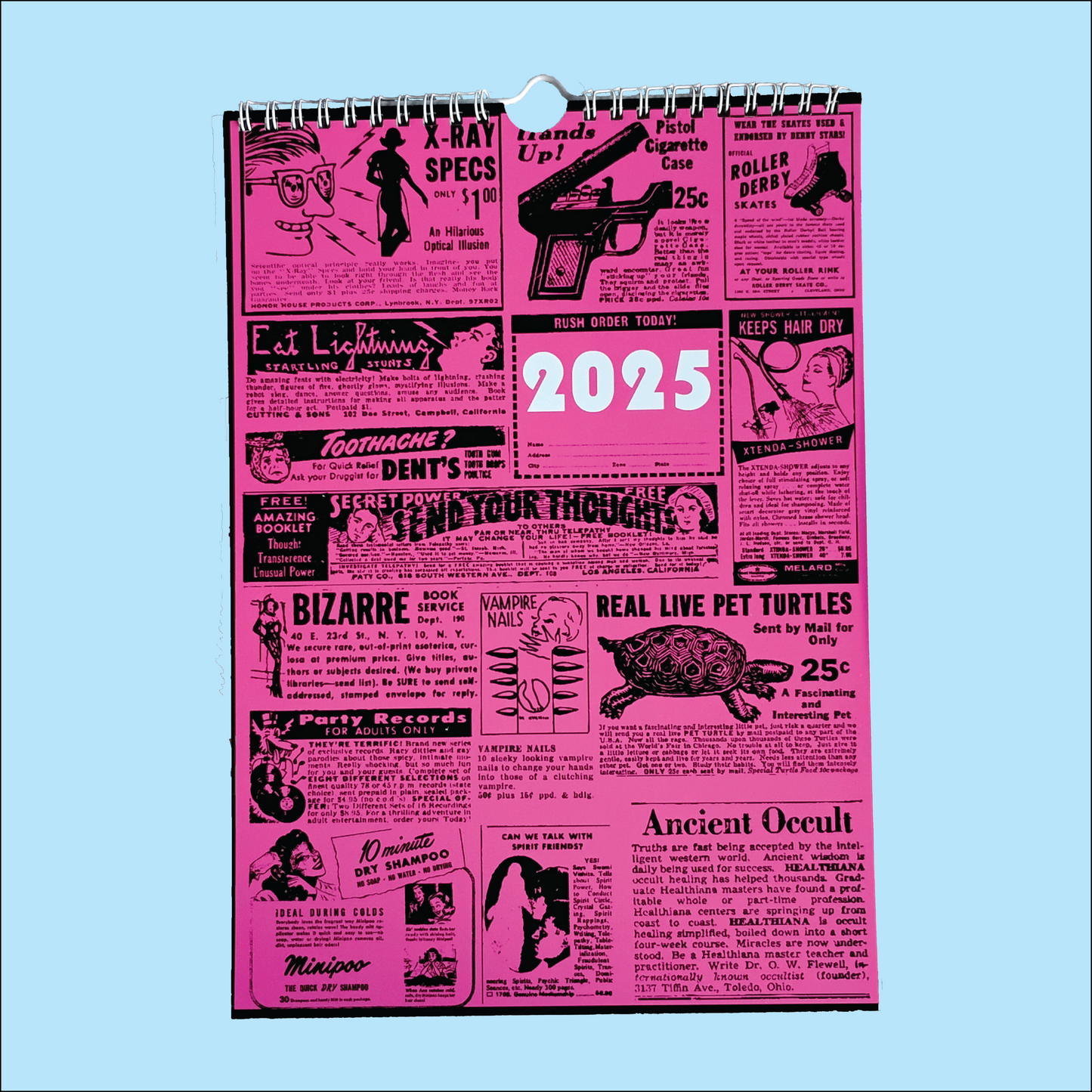 2025 Monthly Wall Calendar