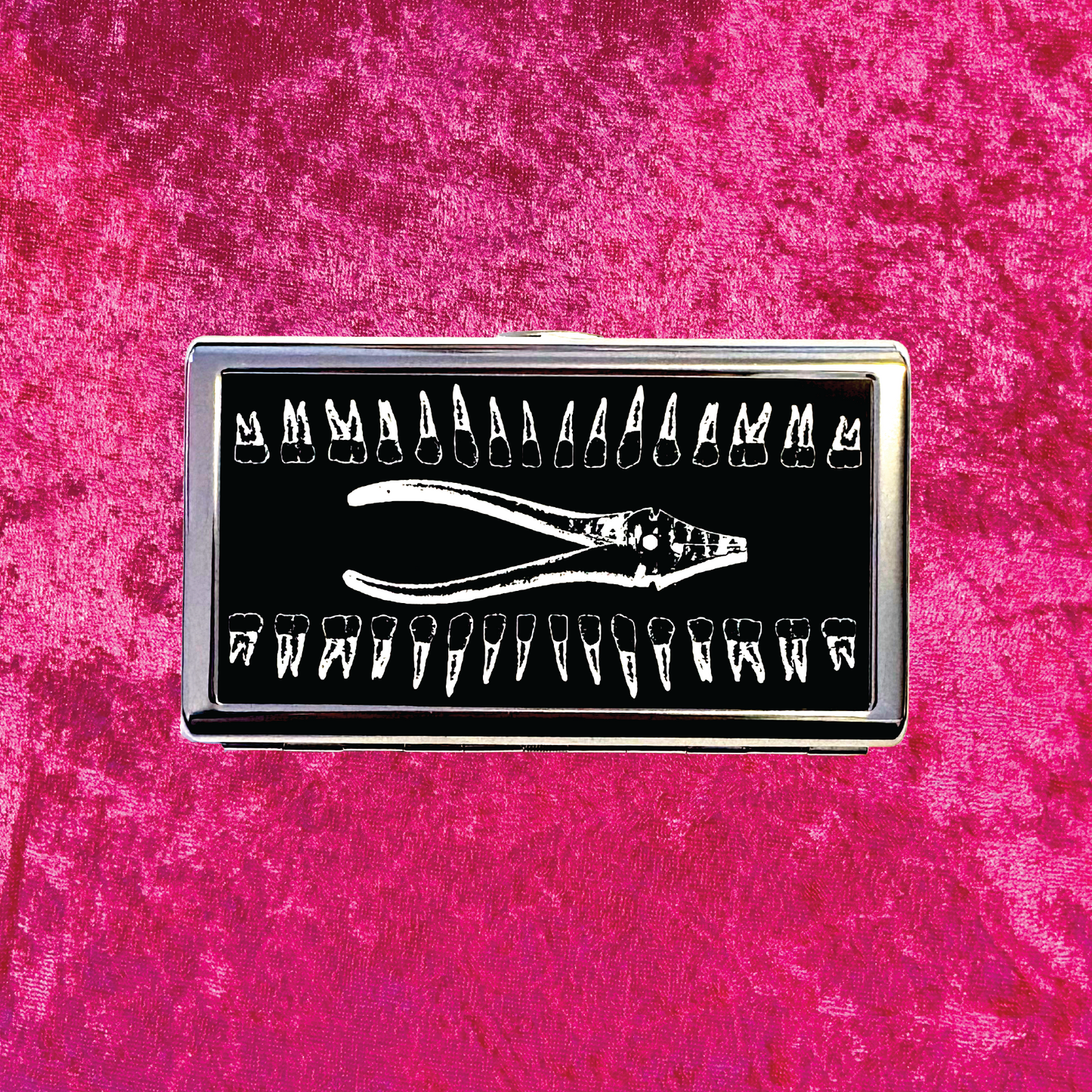Pulling Teeth Metal Cigarette Case