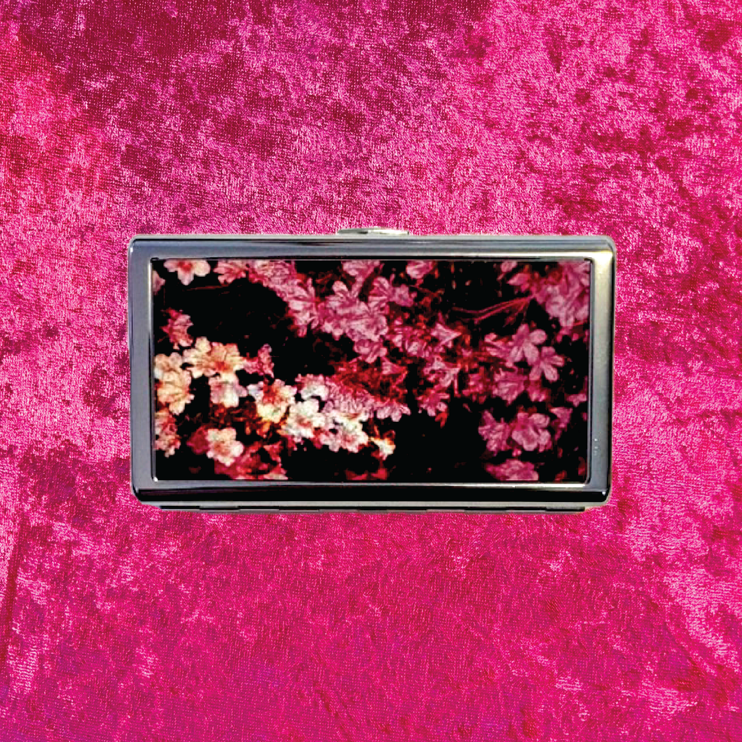 In Bloom Metal Cigarette Case