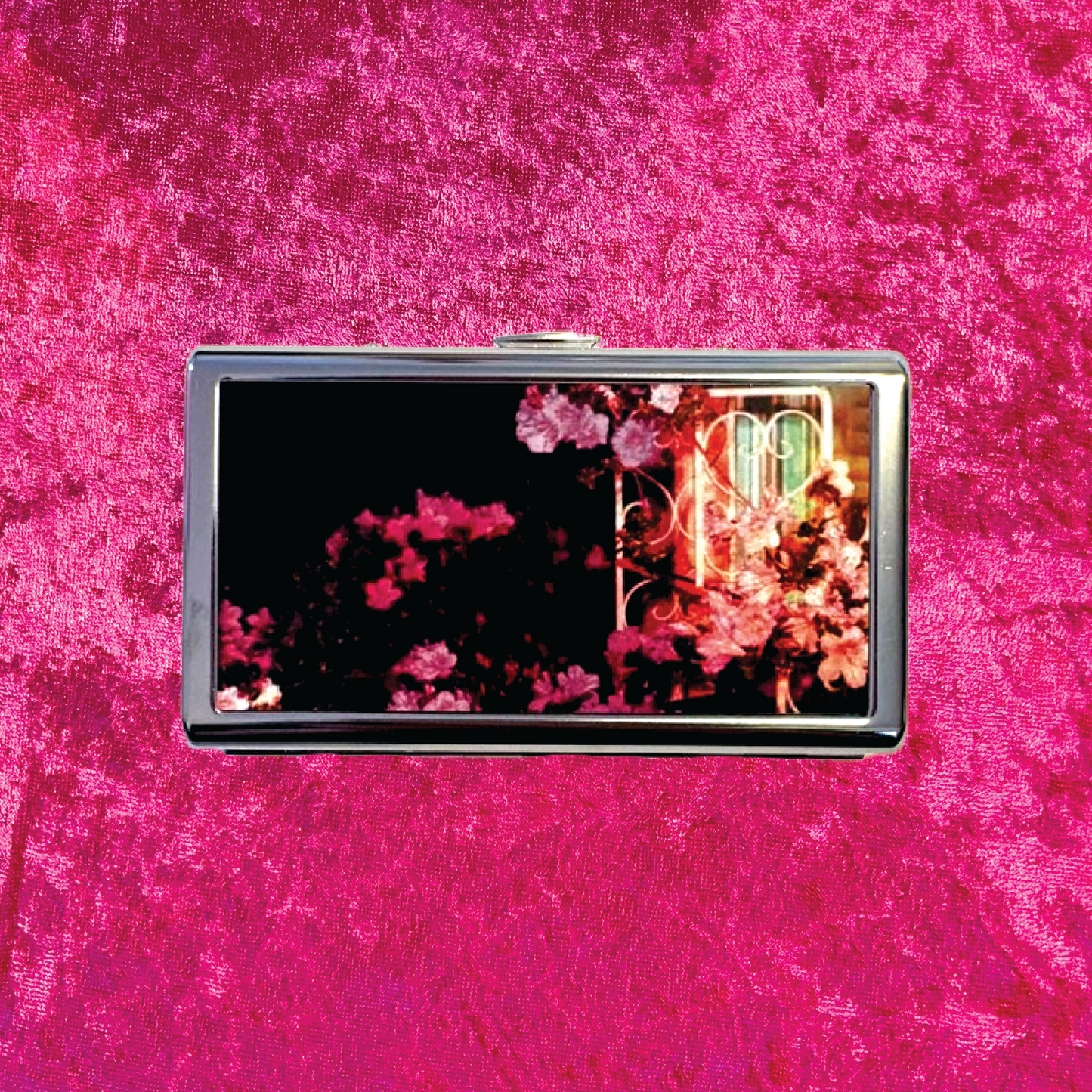 In Bloom Metal Cigarette Case