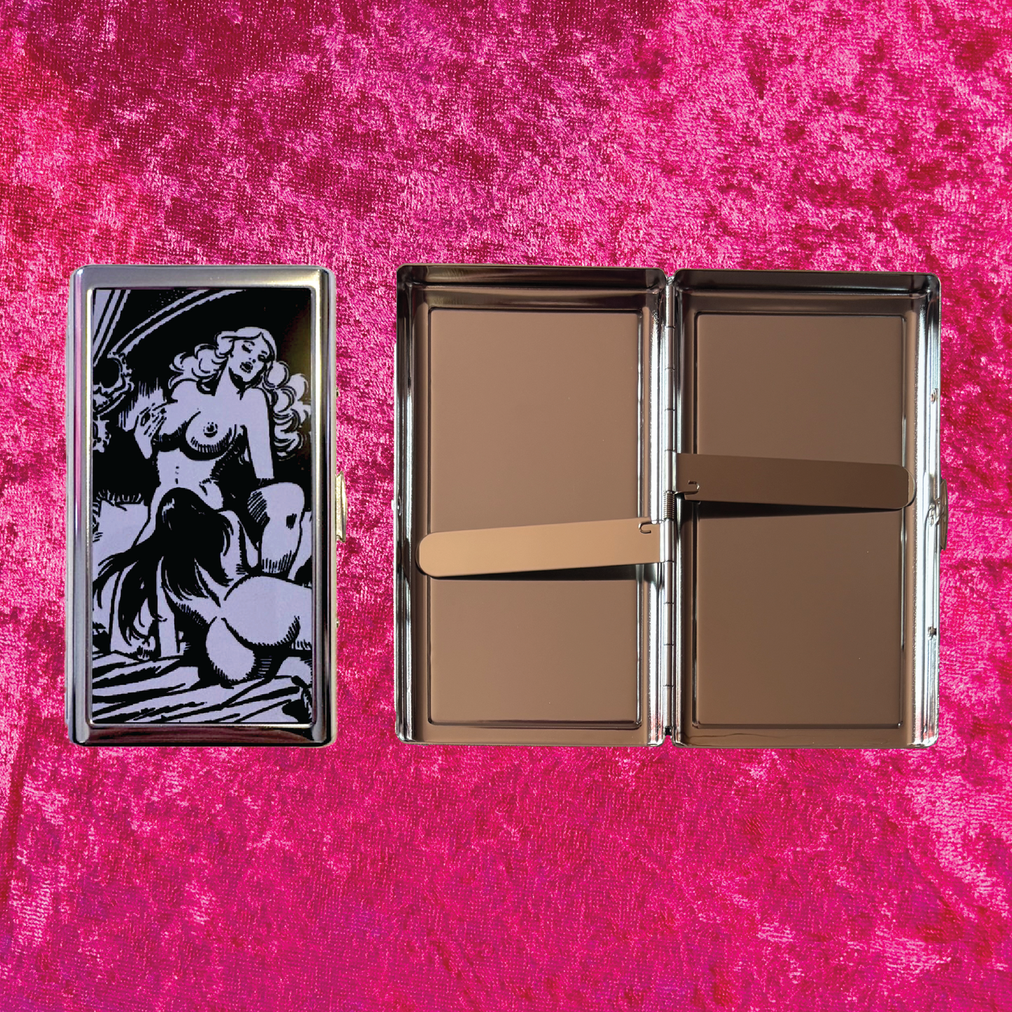 Ladies First Metal Cigarette Case