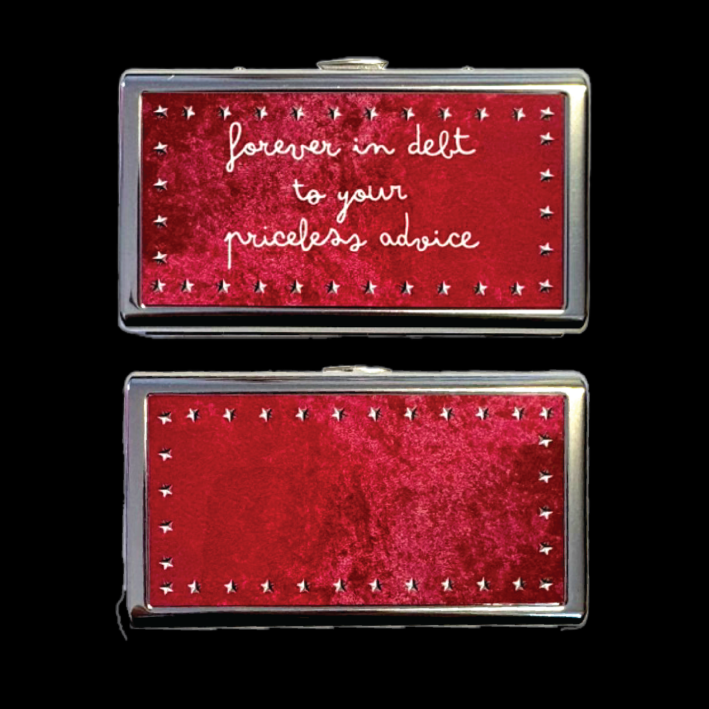 Heart Shaped Box Metal Cigarette Case