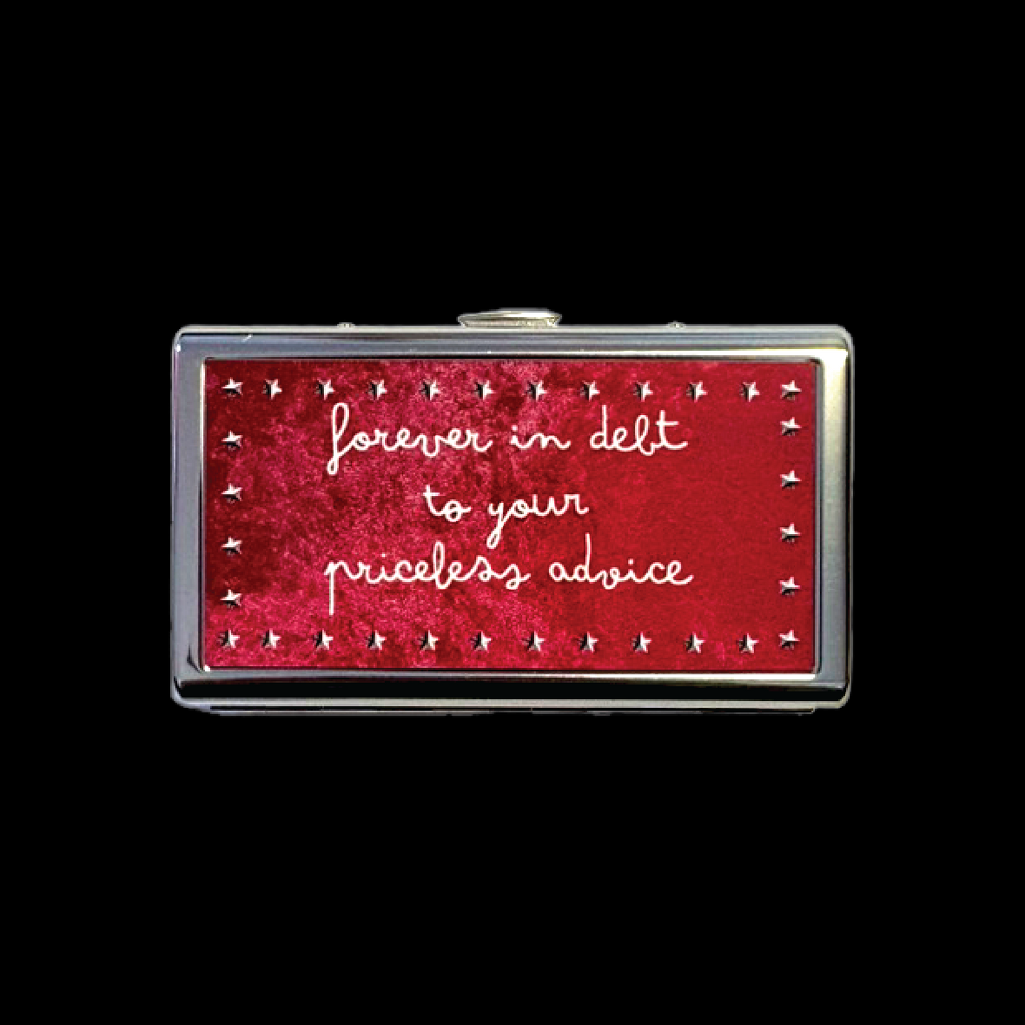 Heart Shaped Box Metal Cigarette Case