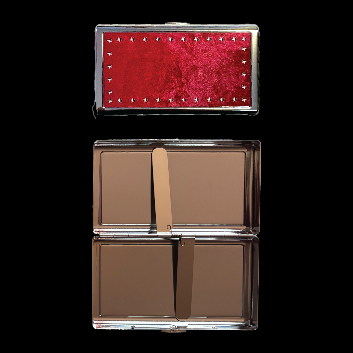 Heart Shaped Box Metal Cigarette Case