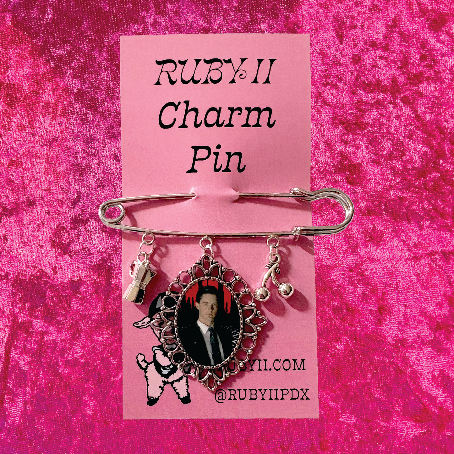 Twin Peaks Special Agent Dale Cooper Charm Pin