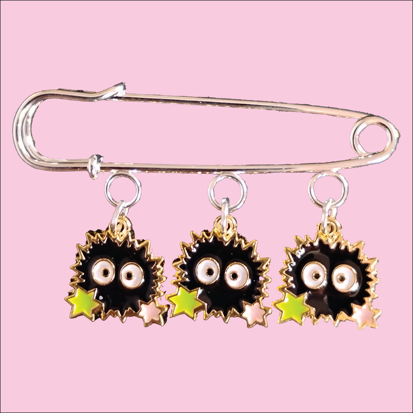 Spirited Away Soot Sprite Charm Pin