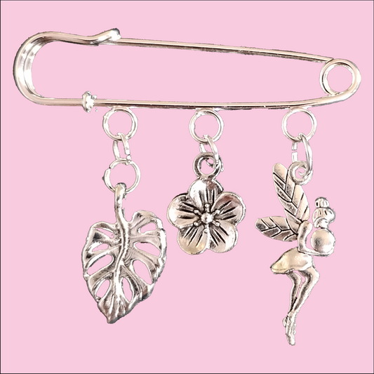 Flower Fairy Charm Pin