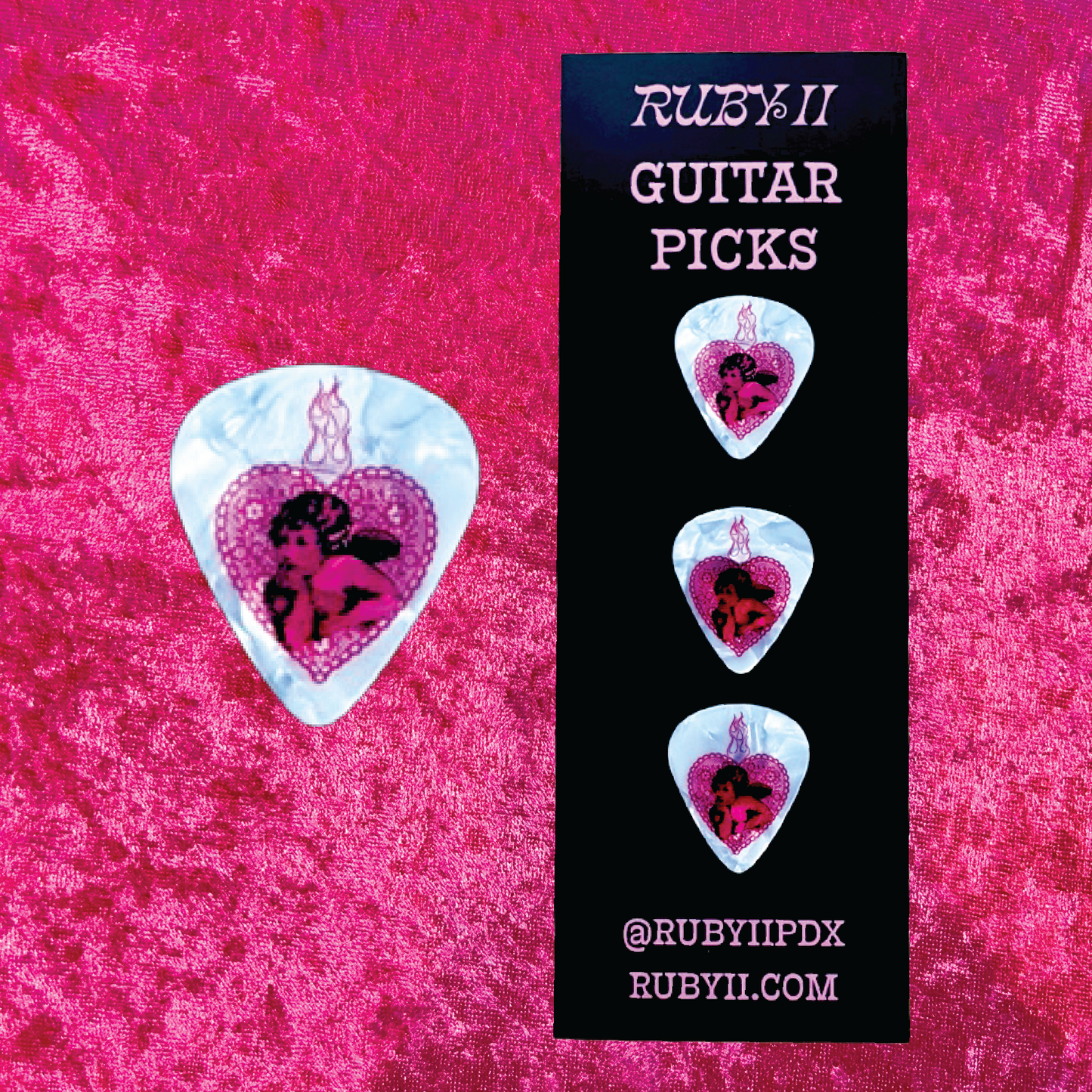Cherub Pearl Guitar Picks (3 Pack)