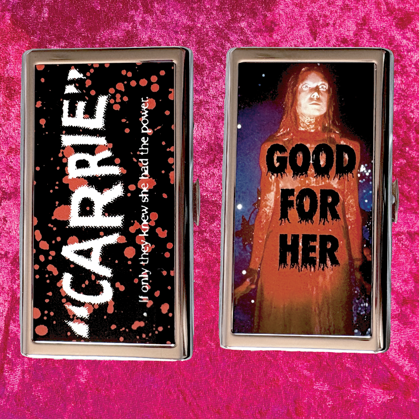 Carrie Good For Her Metal Cigarette Case