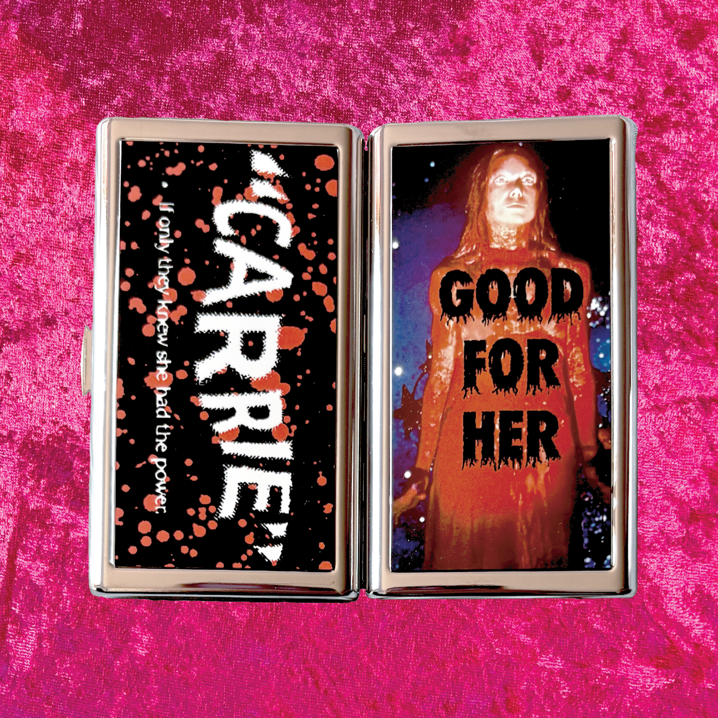 Carrie Good For Her Metal Cigarette Case