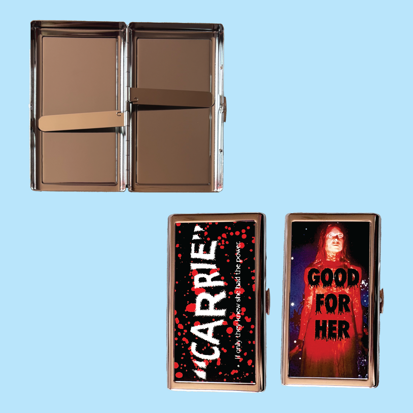 Carrie Good For Her Metal Cigarette Case