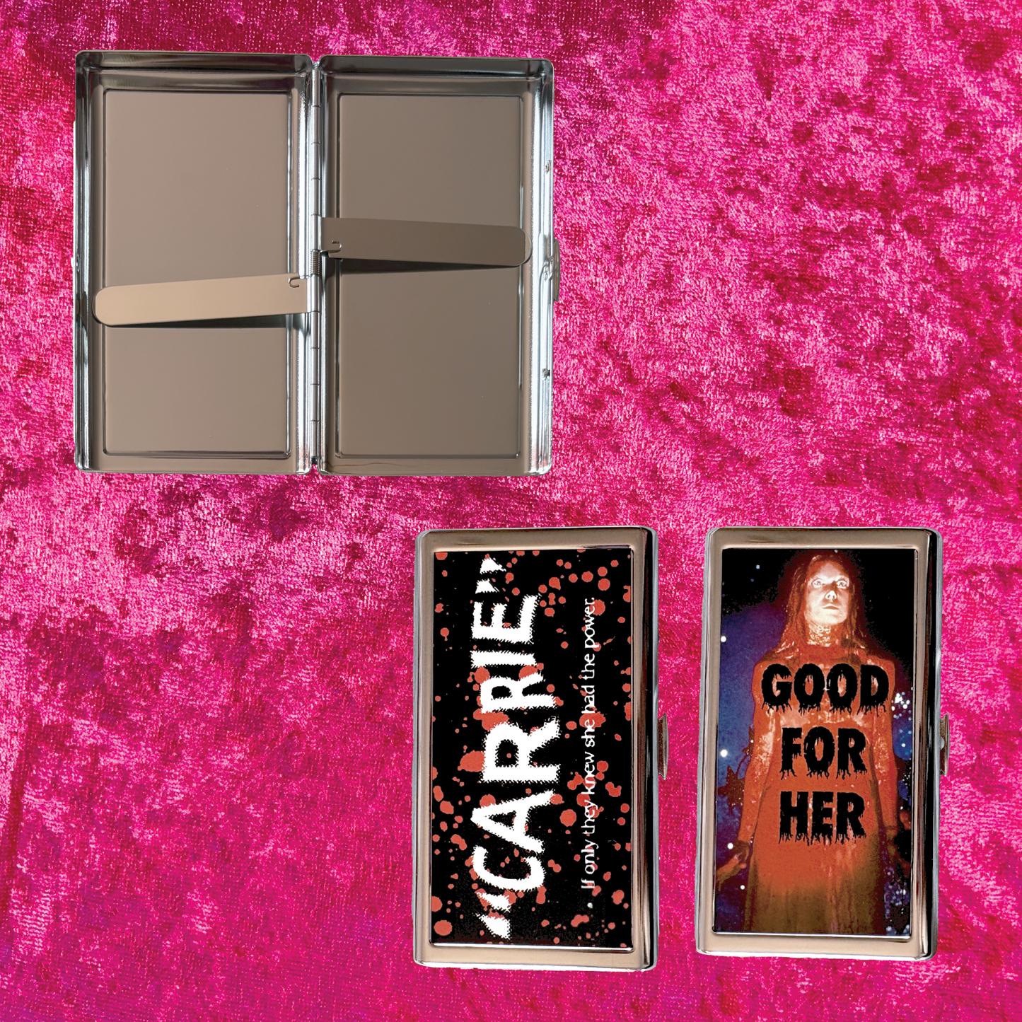 Carrie Good For Her Metal Cigarette Case