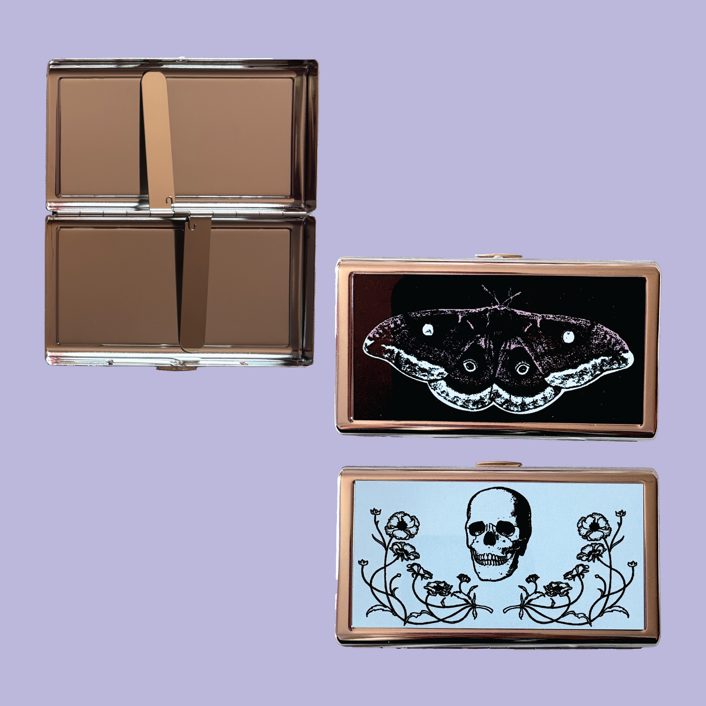 Cycles Metal Cigarette Case
