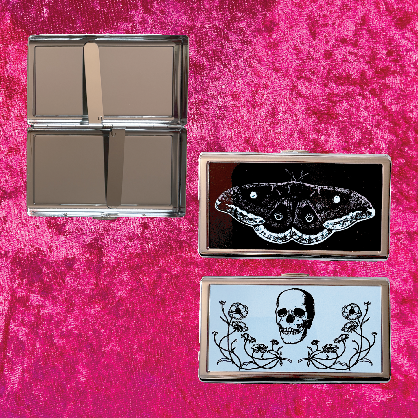 Cycles Metal Cigarette Case