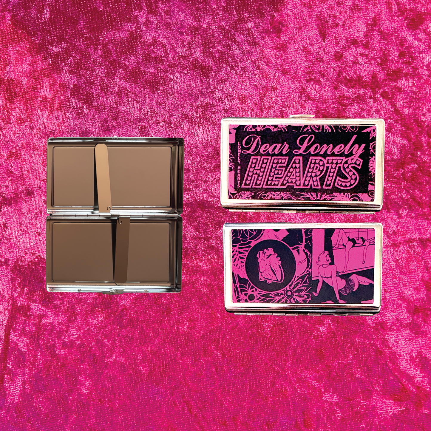 Dear Lonely Hearts Metal Cigarette Case