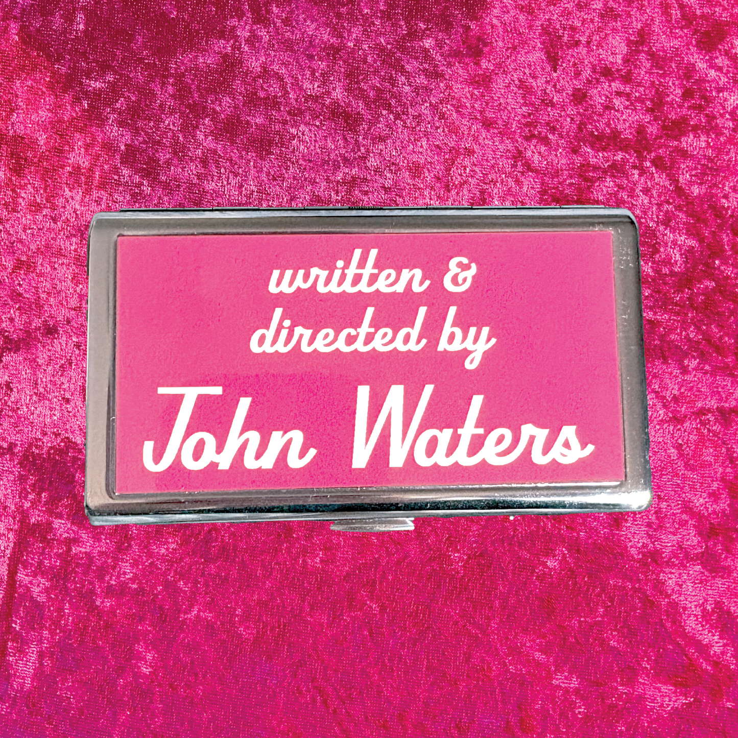 John Waters Metal Cigarette Case