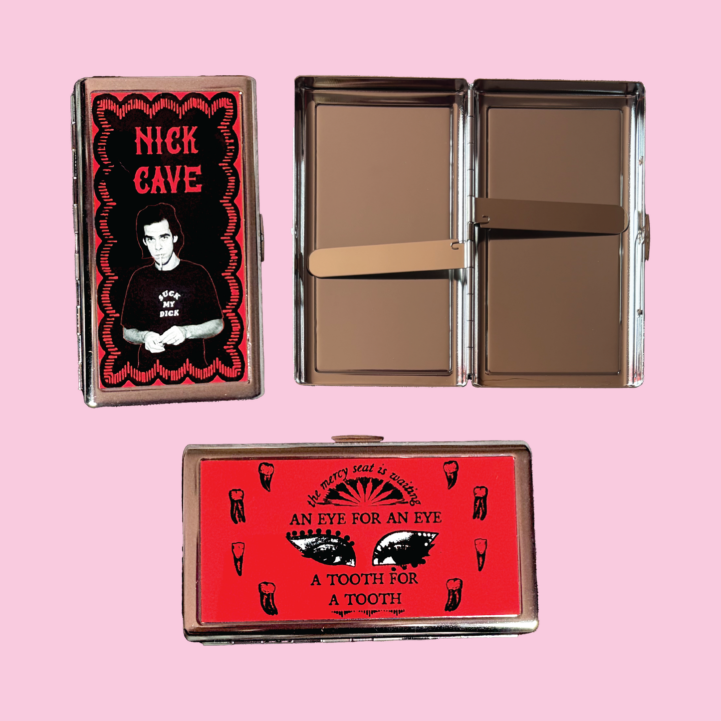 Nick Cave Metal Cigarette Case