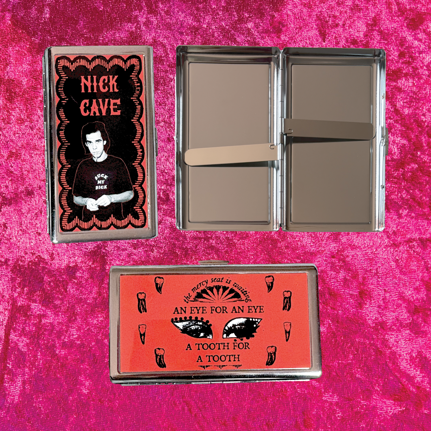 Nick Cave Metal Cigarette Case