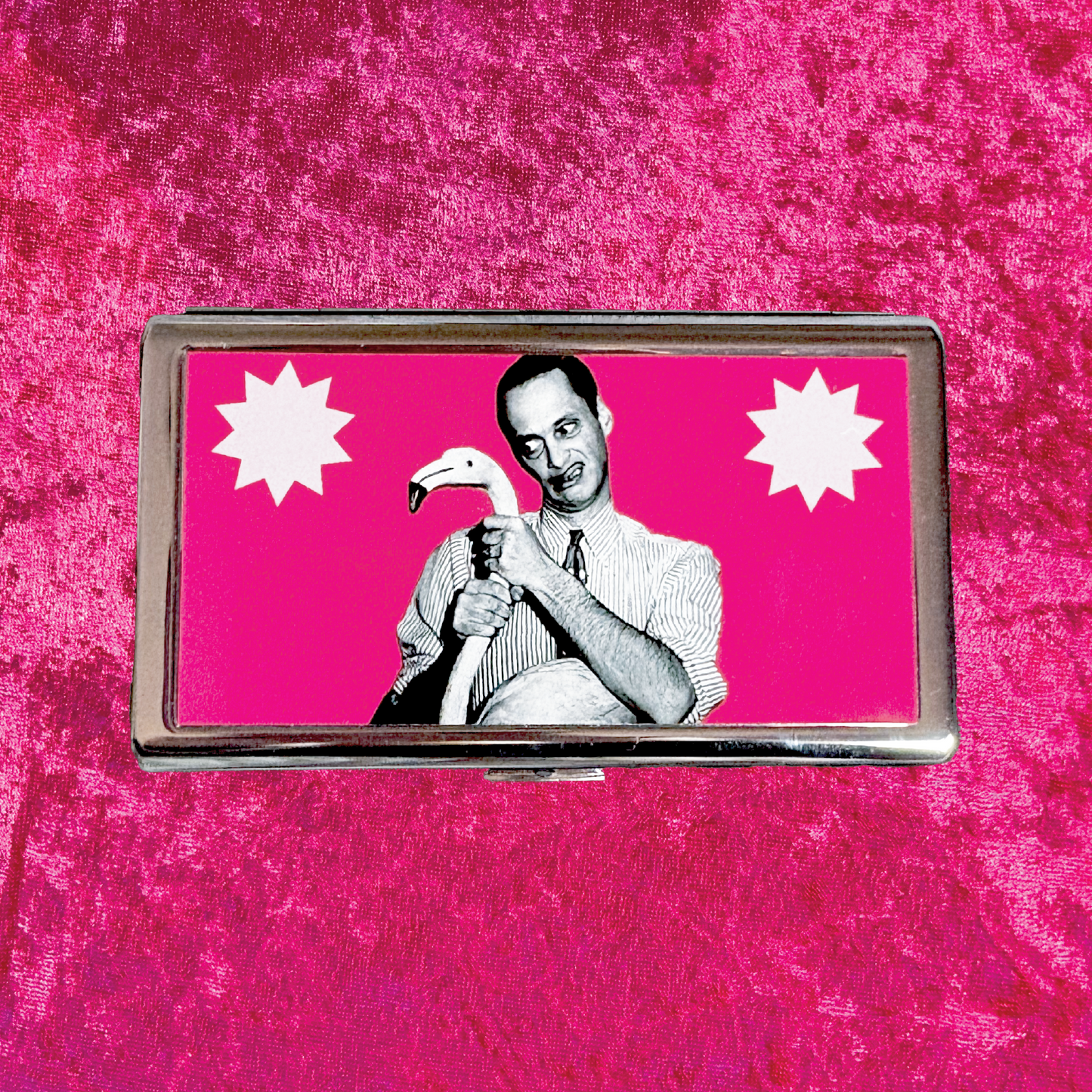 John Waters Metal Cigarette Case