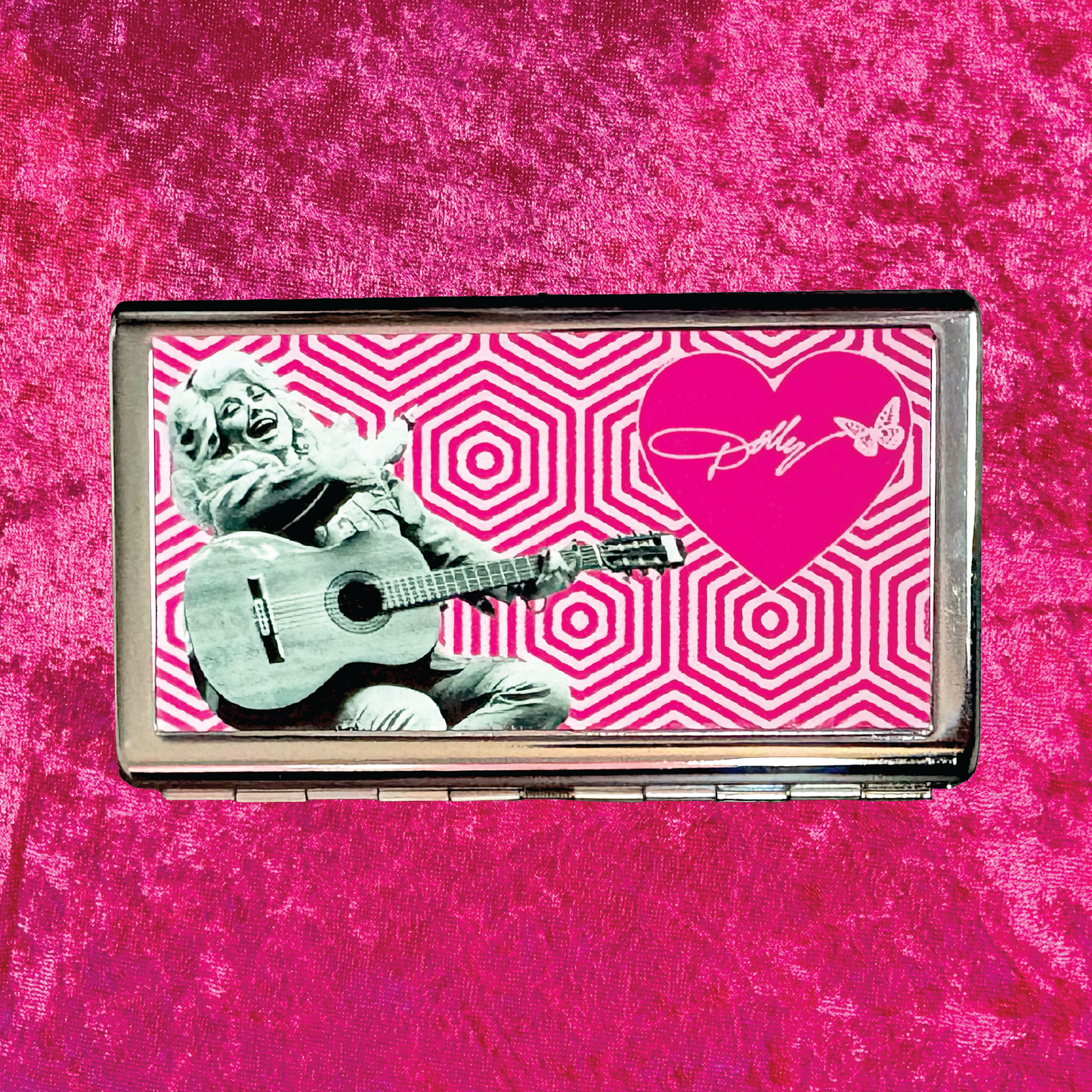 Dolly Parton Metal Cigarette Case