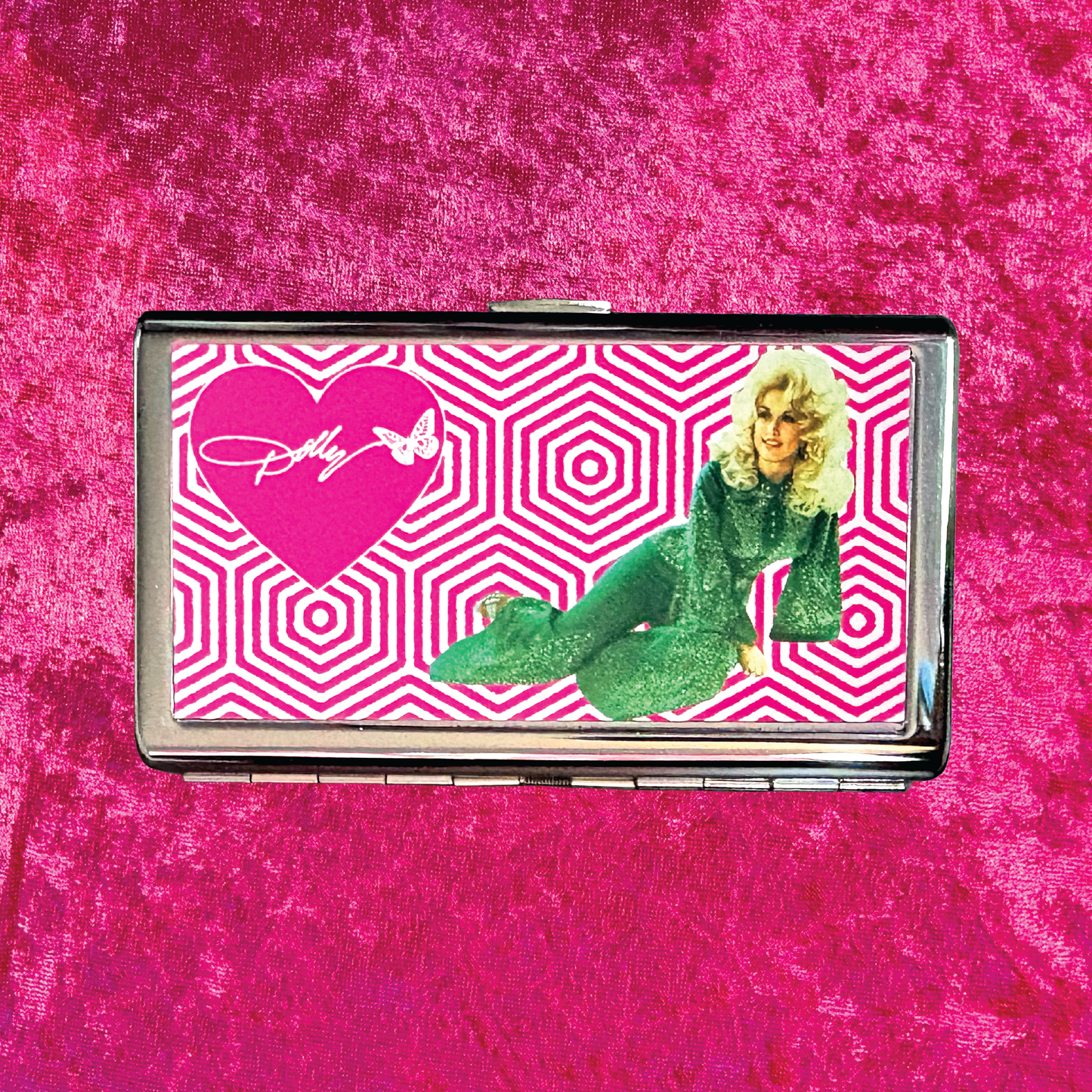 Dolly Parton Metal Cigarette Case
