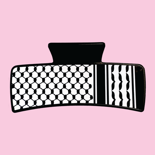 Keffiyeh Hair Claw - Contribute to Hazem & Amani's GoFundMe
