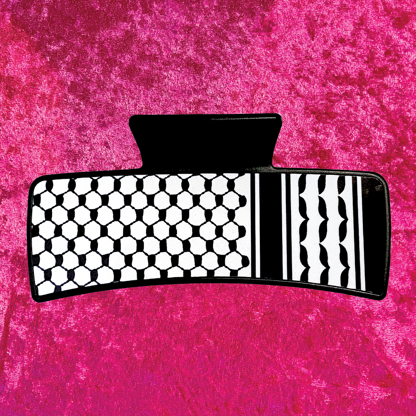 Keffiyeh Hair Claw - Contribute to Hazem & Amani's GoFundMe