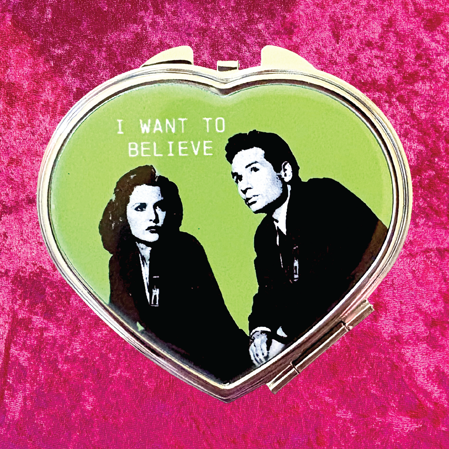 The X-Files I Want to Believe Compact Mirror