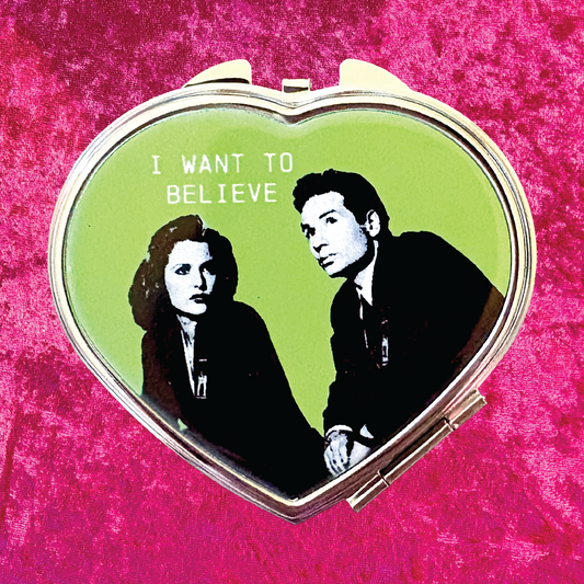 The X-Files I Want to Believe Compact Mirror