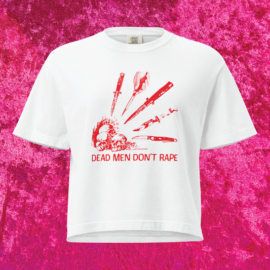 Dead Men Don't R*pe Boxy Cropped Tee