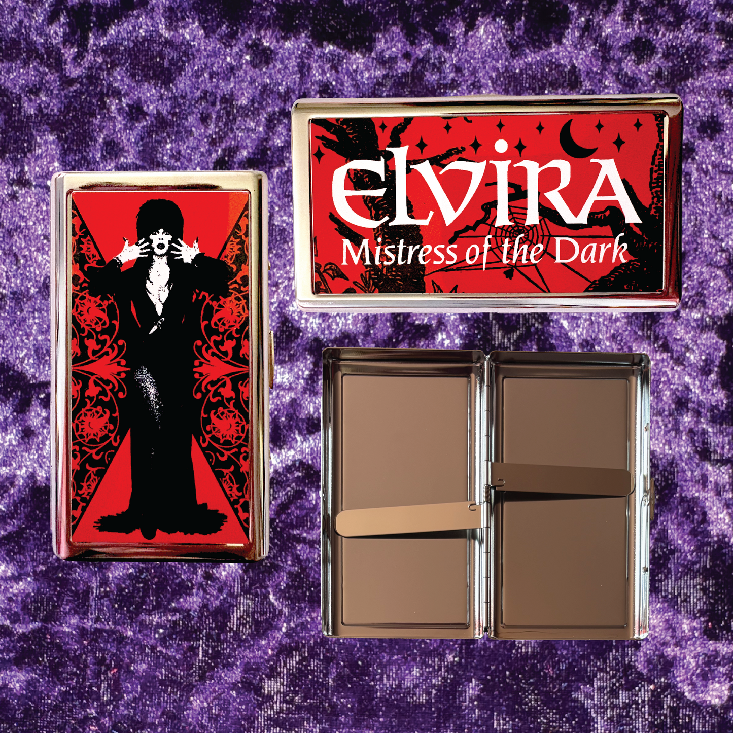 Elvira Mistress of the Dark Metal Cigarette Case