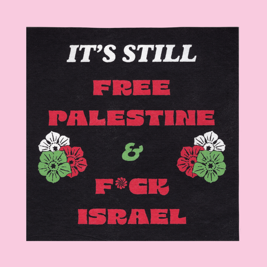 Free Palestine Floral Art Print - Contribute to Hazem & Amani's GoFundMe